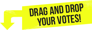 Drag and drop to vote